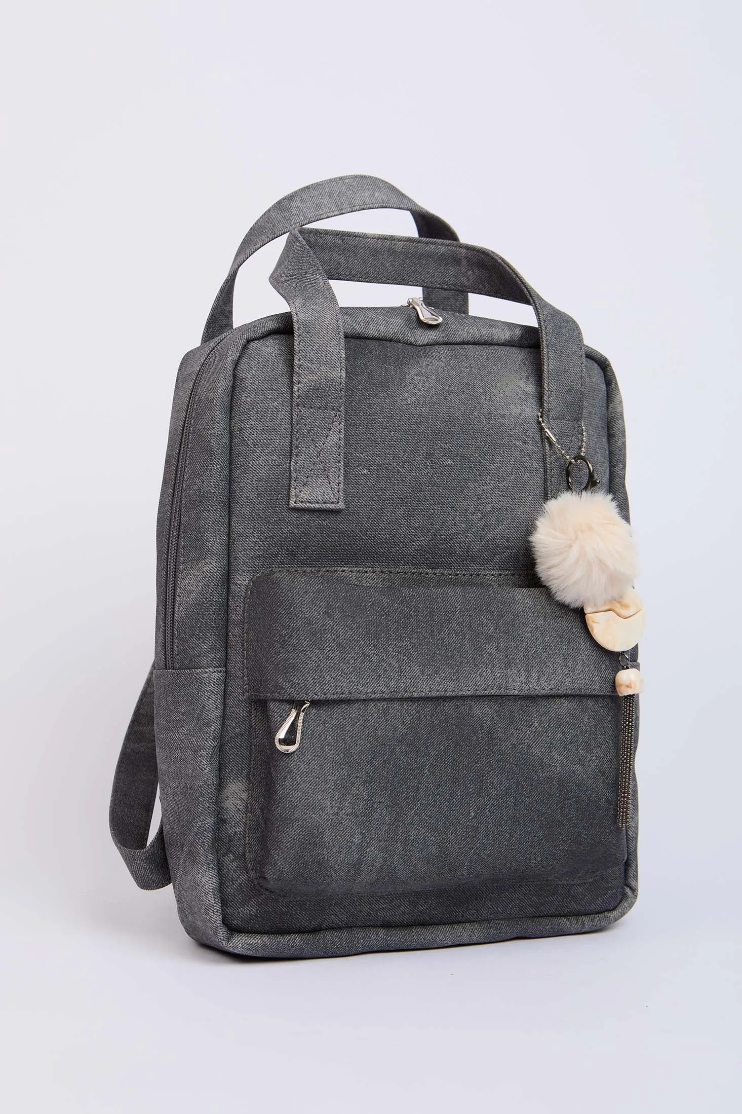 Women Bag Back Pack Denim Multicolor