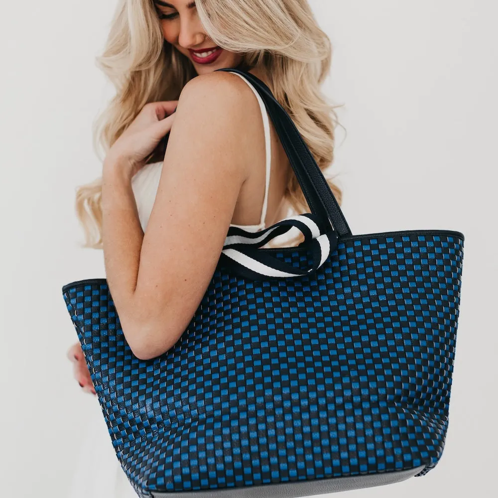 Woven Tiffany Organizer Tote Bag by Pretty Simple