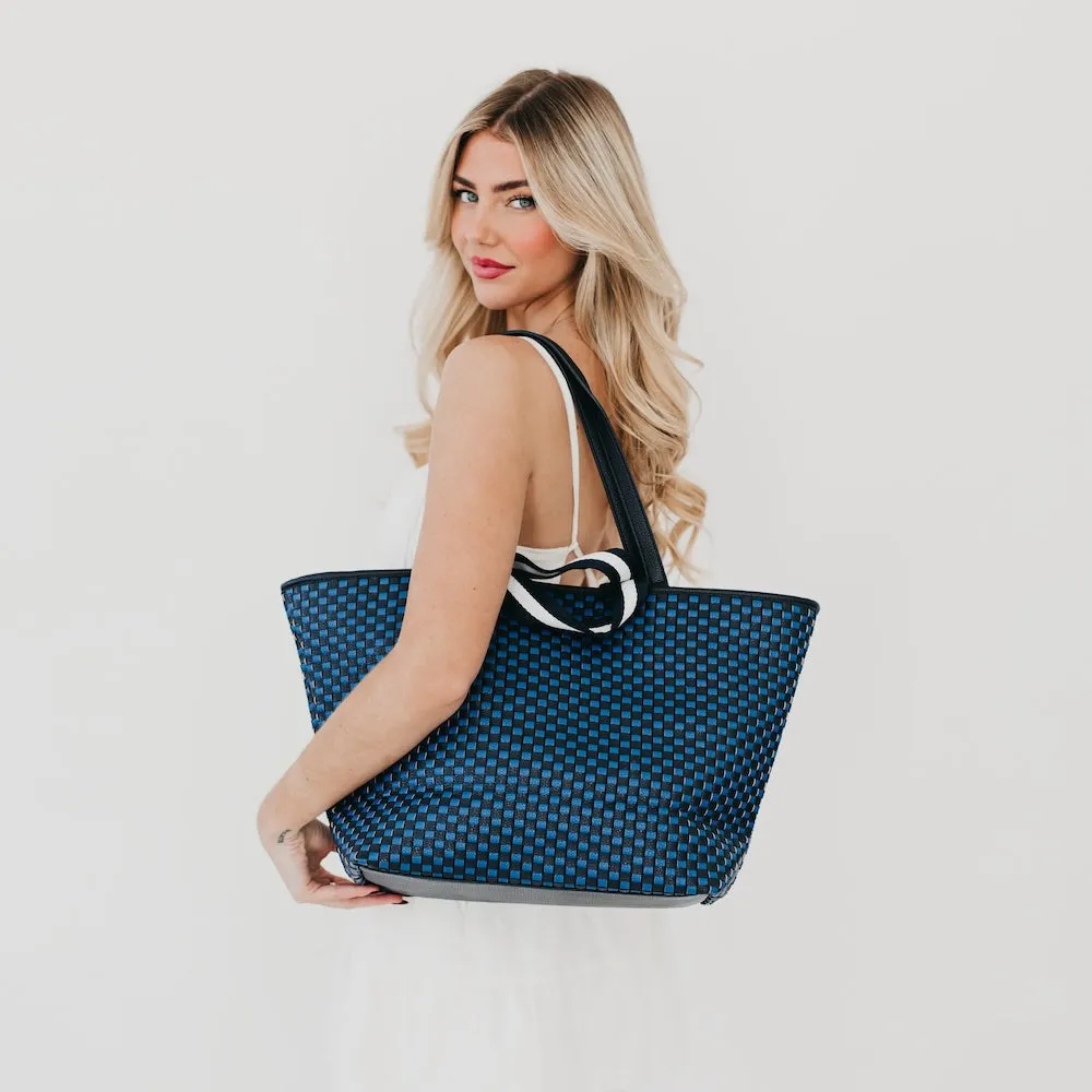 Woven Tiffany Organizer Tote Bag by Pretty Simple