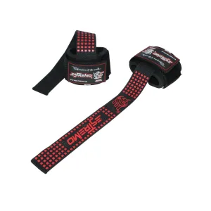 Wrist Support Bar Lifting Straps - Red