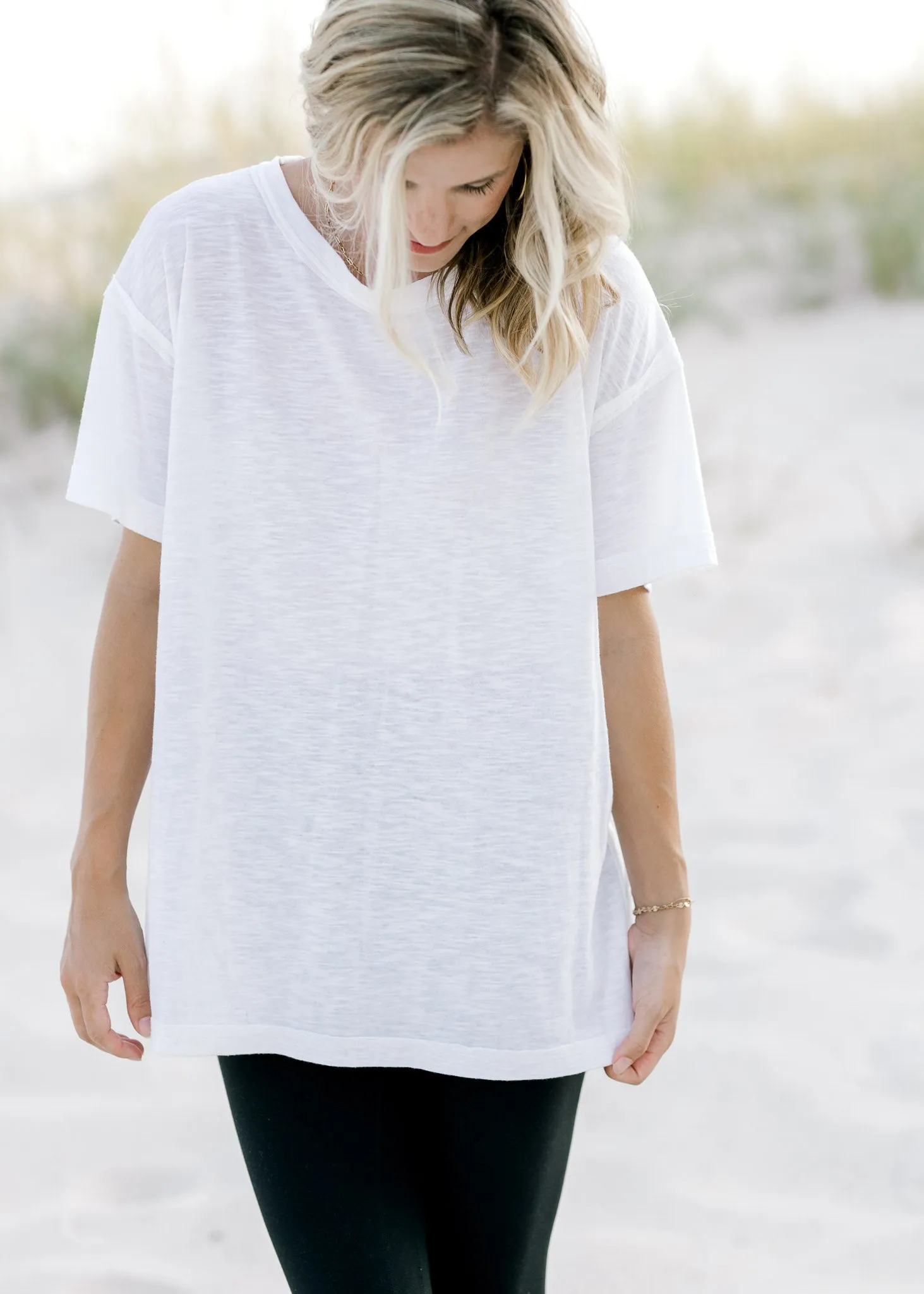 X White Workout Top