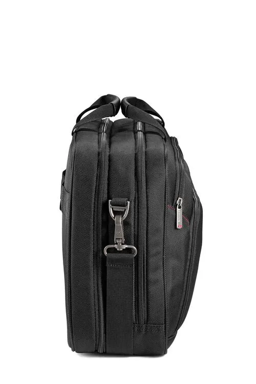 XENON 3 TWO GUSSET BRIEFCASE (Black)