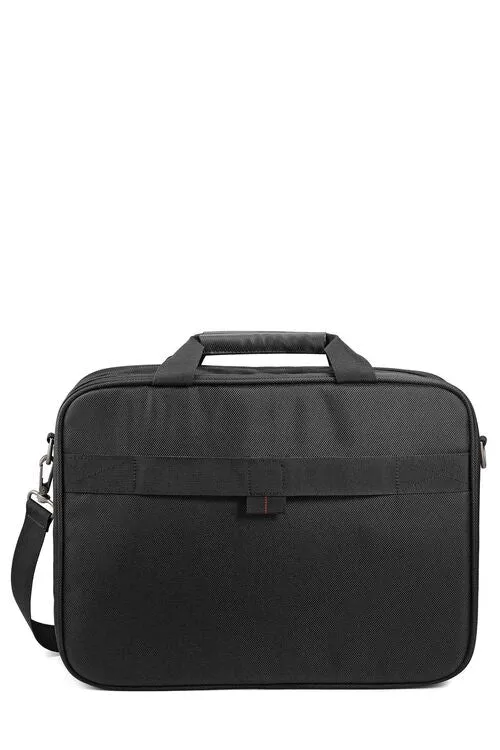 XENON 3 TWO GUSSET BRIEFCASE (Black)