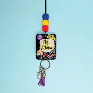 You Got This Printed Shape Acrylic Lanyard